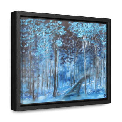 Blue Mist Forest - Gallery Canvas Wraps, Horizontal Frame