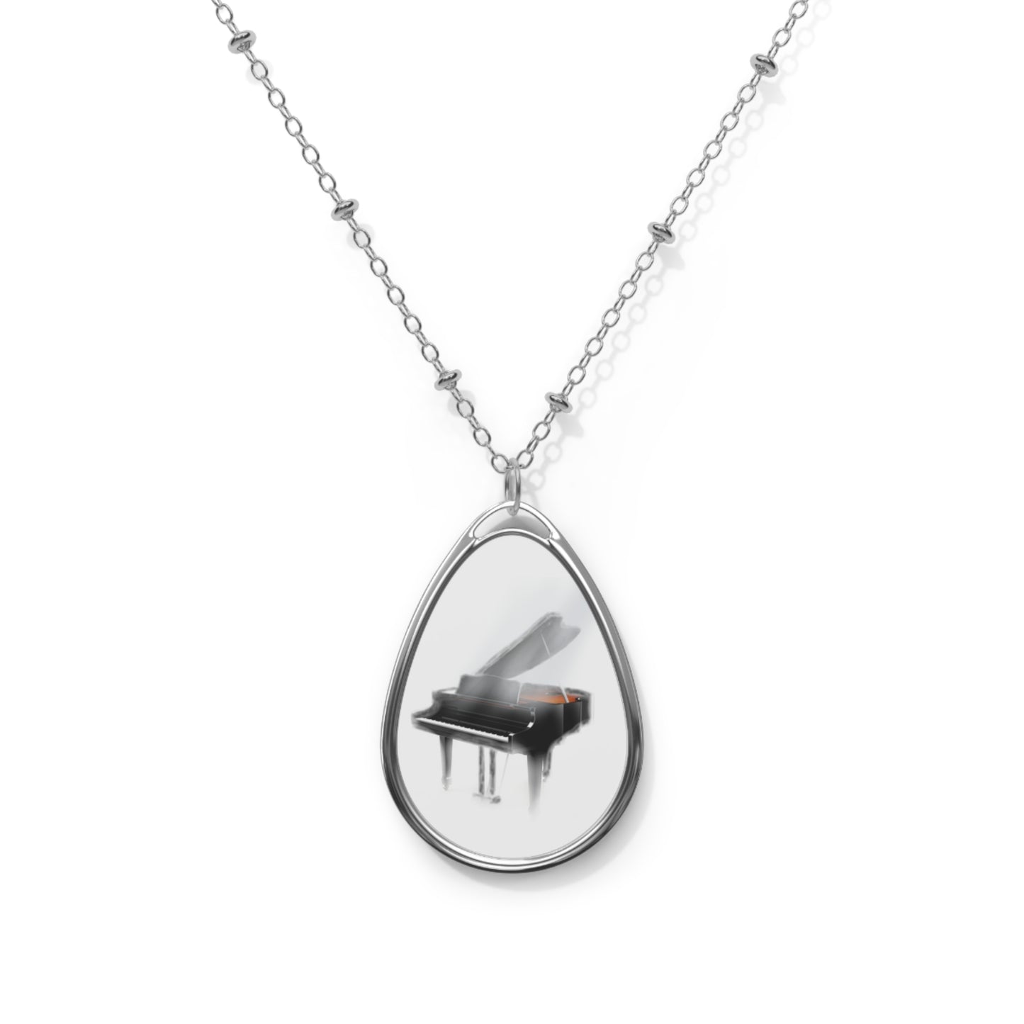 Oval Piano Necklace