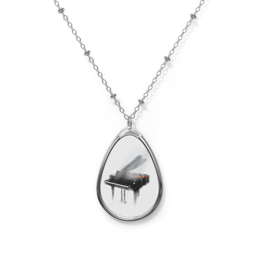 Oval Piano Necklace