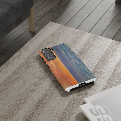 Artistic Ocean Sunset Phone Case - Tough and Stylish Protection