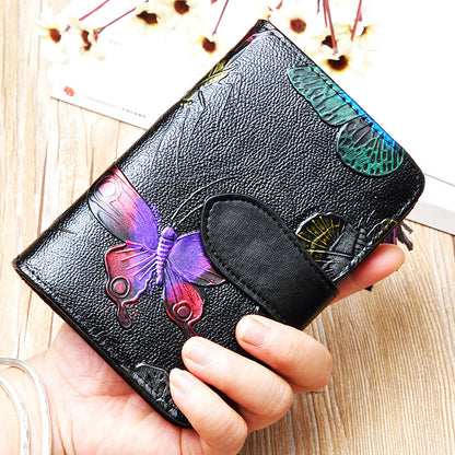 Fashion Women's Leather Wallet Short