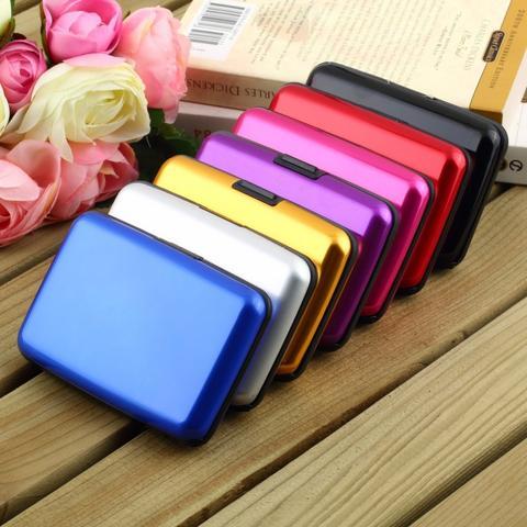 Magnetic Pocket Waterproof Business ID Credit Card Wallet Holder Case