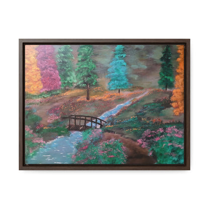 The Lighted Forest - Gallery Canvas Wraps, Horizontal Frame