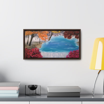 Descending Waters - Gallery Canvas Wraps, Horizontal Frame