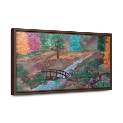 The Lighted Forest - Gallery Canvas Wraps, Horizontal Frame