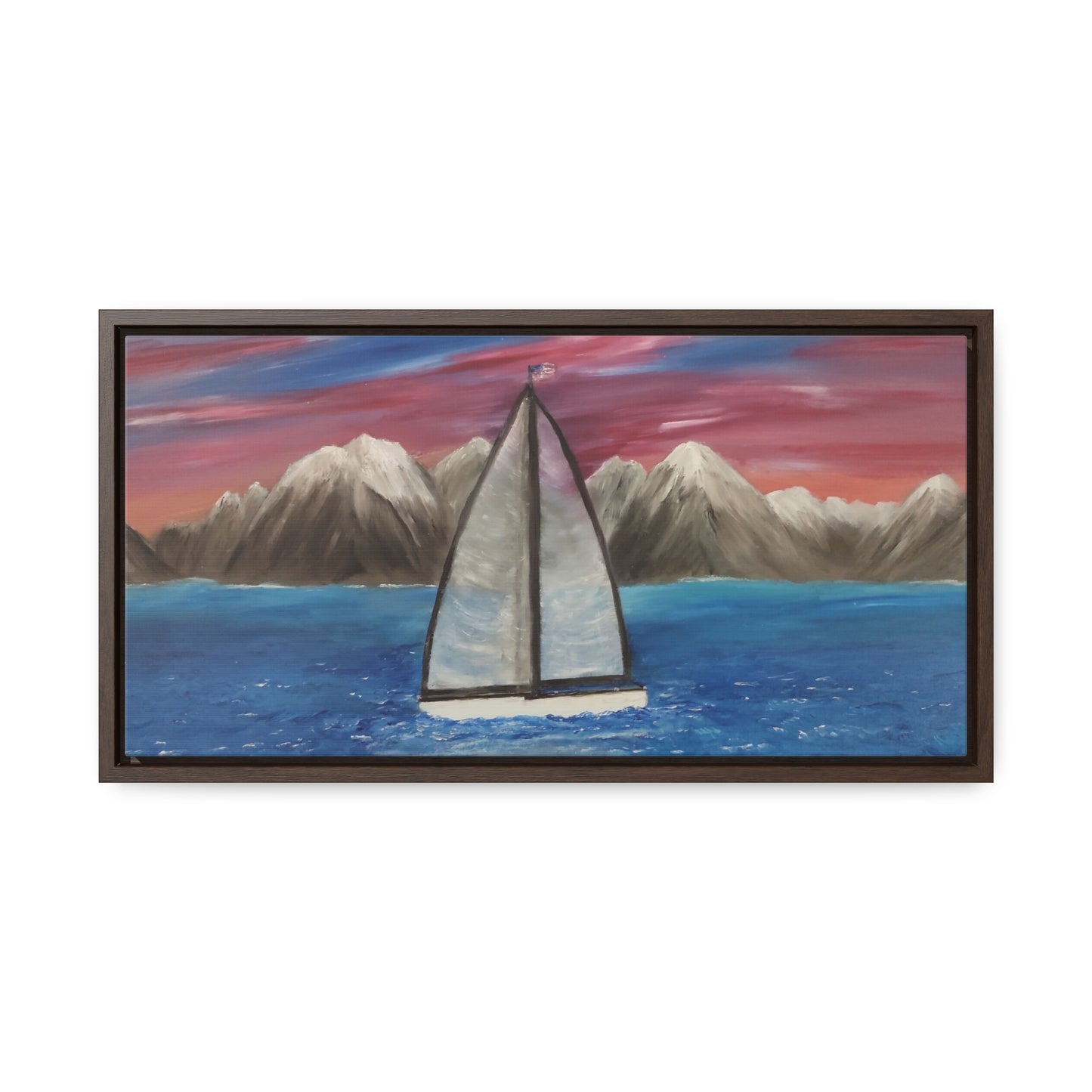 Transparent Sail - Gallery Canvas Wraps, Horizontal Frame