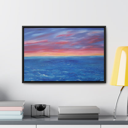 High Seas Sunset - Gallery Canvas Wraps, Horizontal Frame