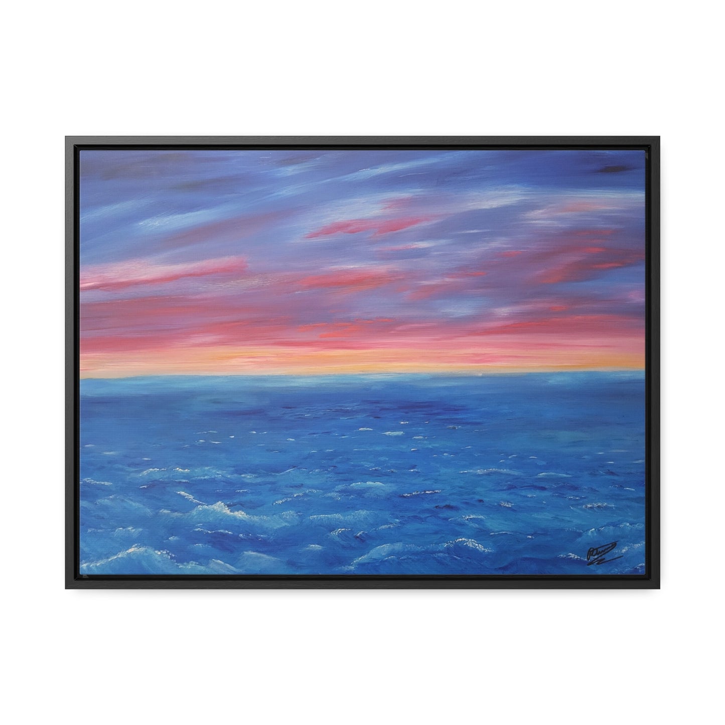 High Seas Sunset - Gallery Canvas Wraps, Horizontal Frame