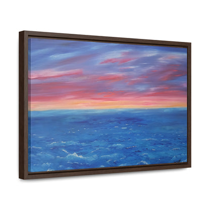 High Seas Sunset - Gallery Canvas Wraps, Horizontal Frame