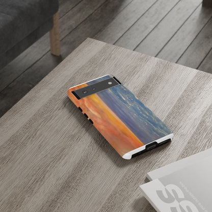 Artistic Ocean Sunset Phone Case - Tough and Stylish Protection