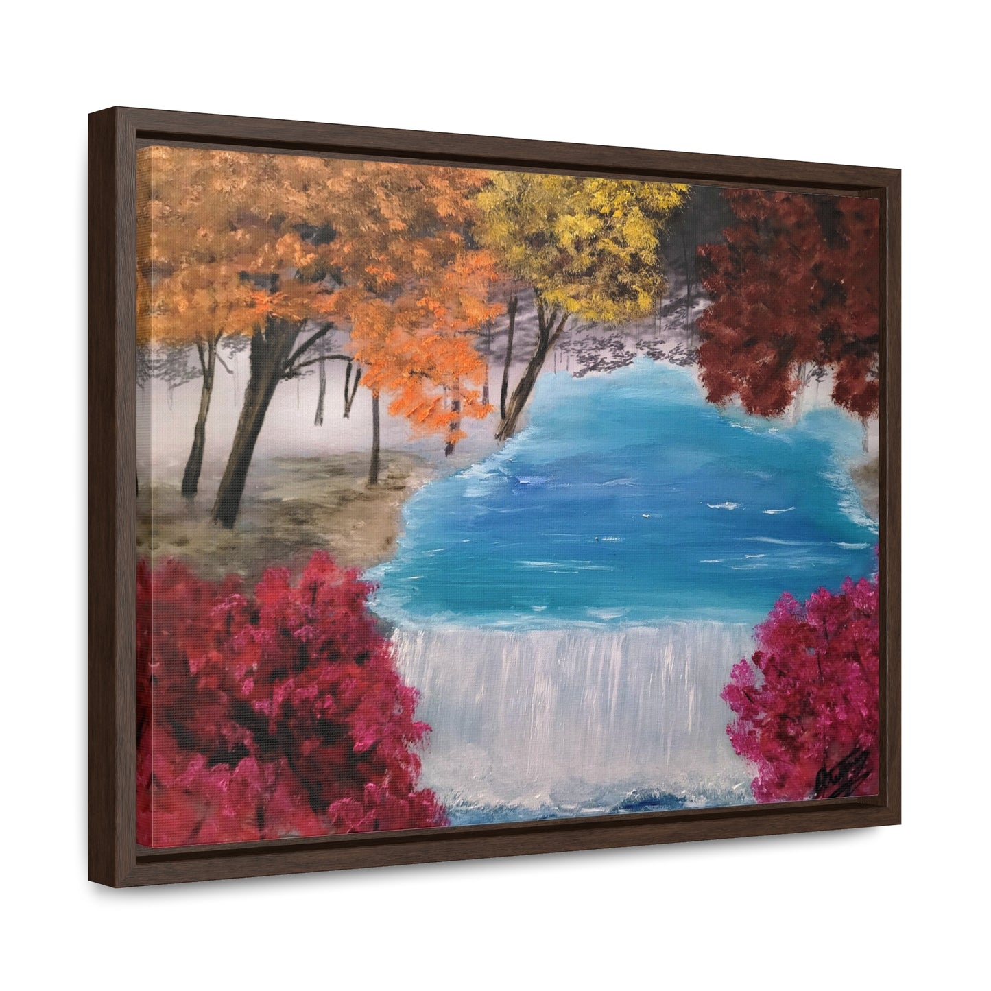 Descending Waters - Gallery Canvas Wraps, Horizontal Frame