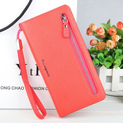 Multi-functional Women's Wallet Long Zipper Phone Bag