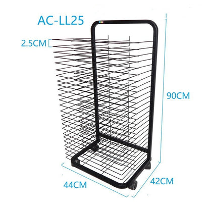 Single-sided Art Classroom Airing Easel Art Supplies Metal Easel