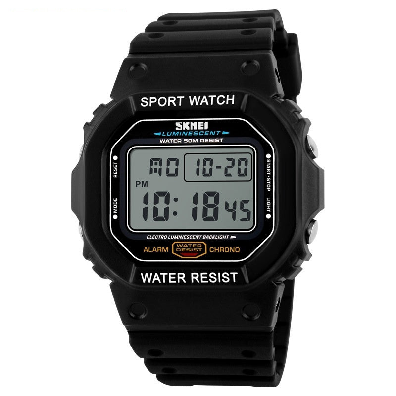 Skmei Factory Direct Sales New Waterproof Fashion Men's Sports Electronic Watch