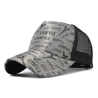 English Letter Tower Printing Fashion Baseball Hat