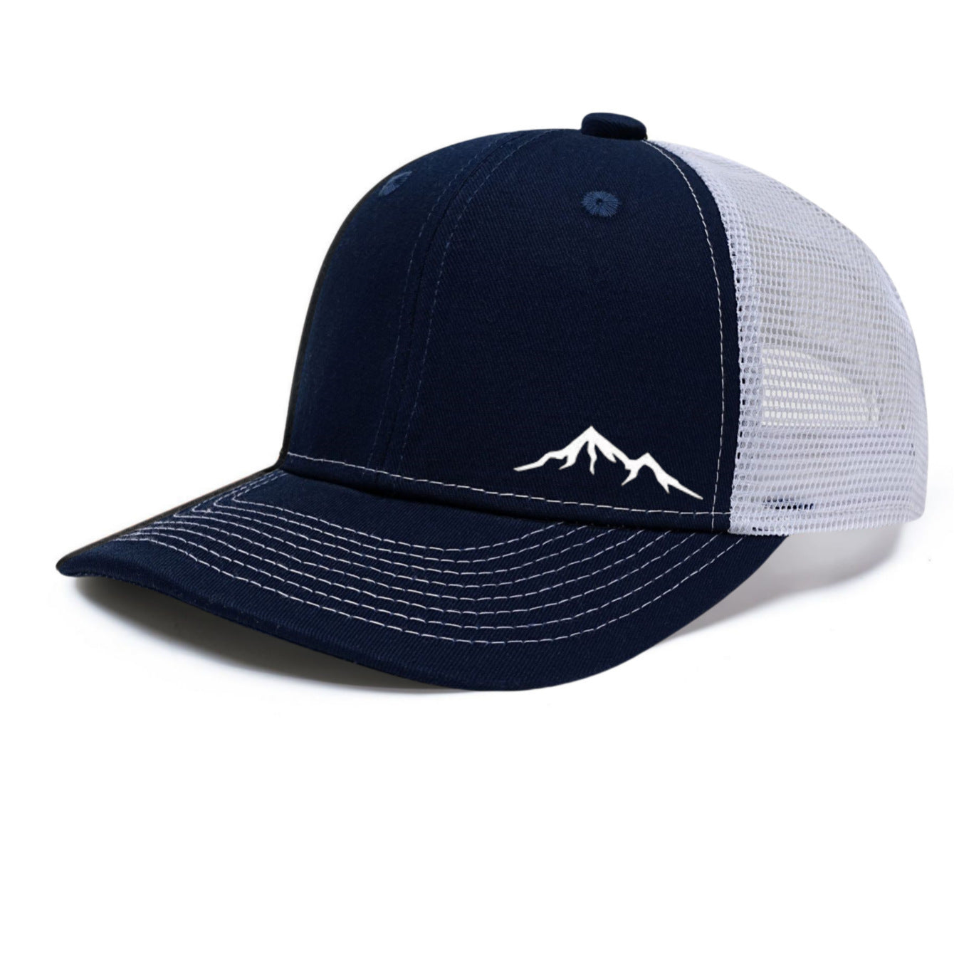 Men's Creative Design Slightly Curved Flat Brim Slightly Curved Peaked Cap