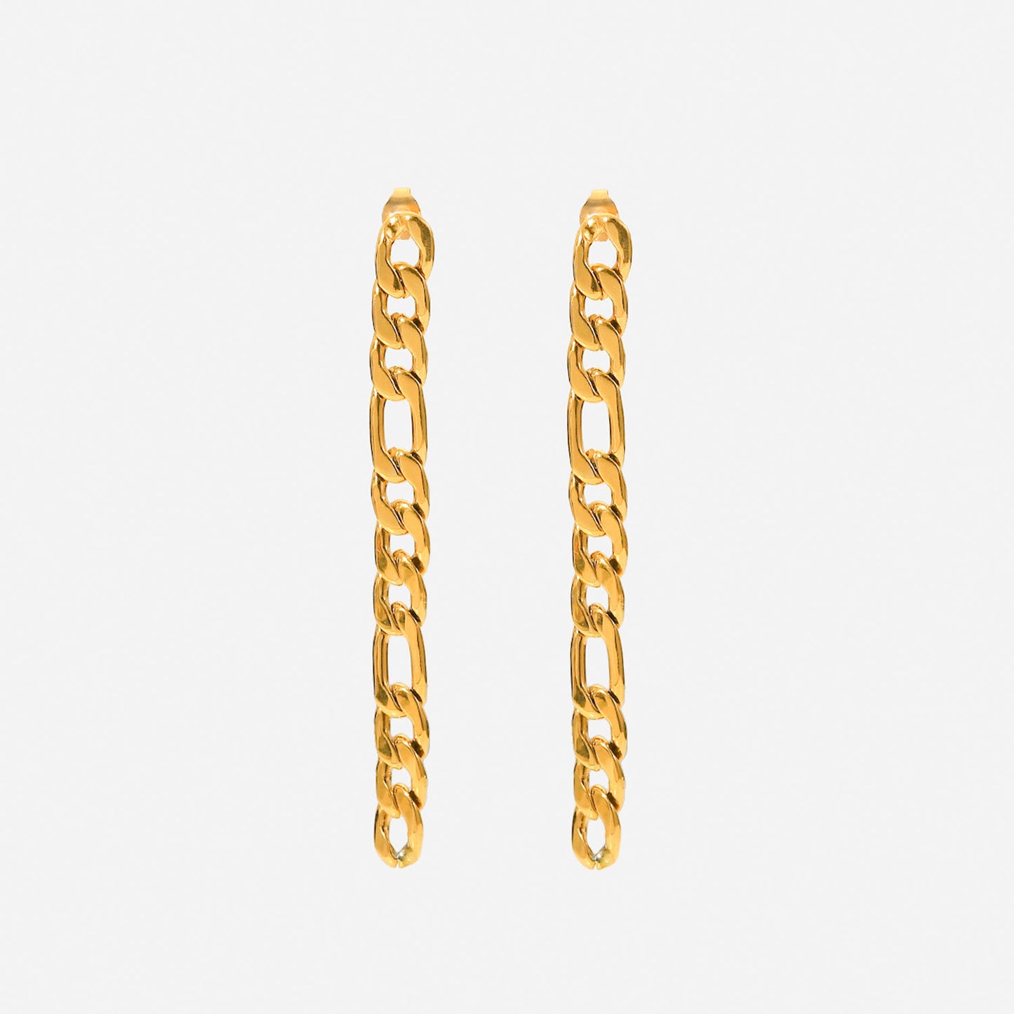 Gold Ear Chain Earrings Non-fading Titanium Steel