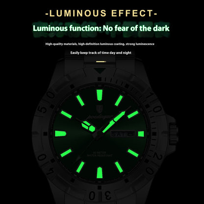 Waterproof Fashion Men's Super Strong Luminous Watch