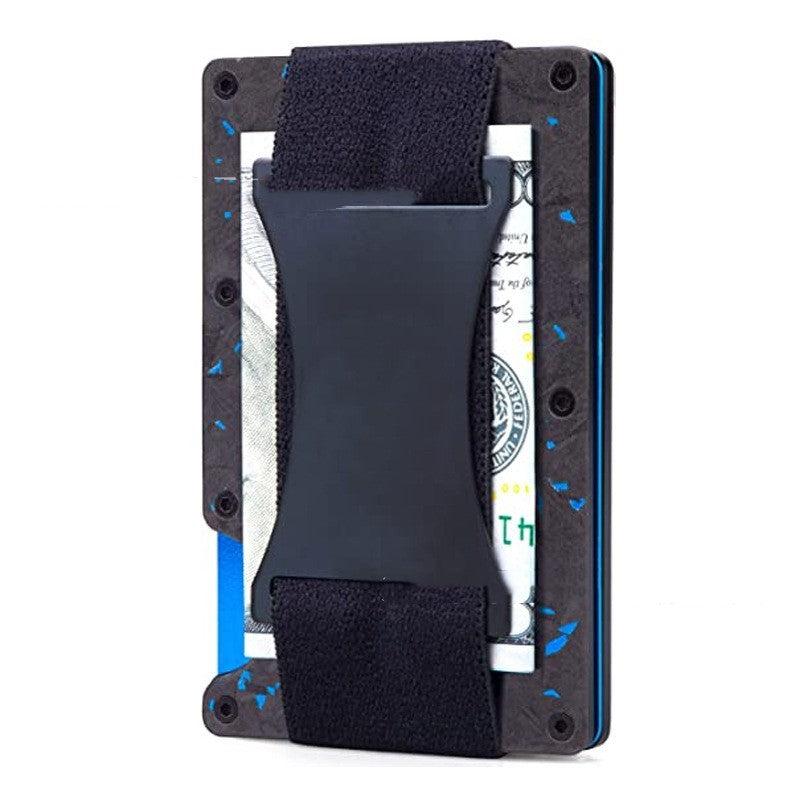 Metal Carbon Fiber Wallet Anti-theft Brush