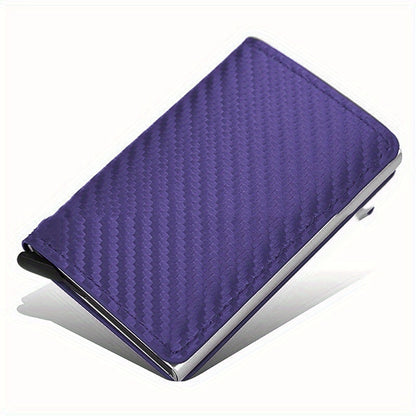 Carbon Fiber RFID Anti-theft Swiping Automatic Pop-up Card Package