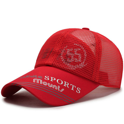 Trendy Baseball Outdoor Sports Baseball Mesh Cap